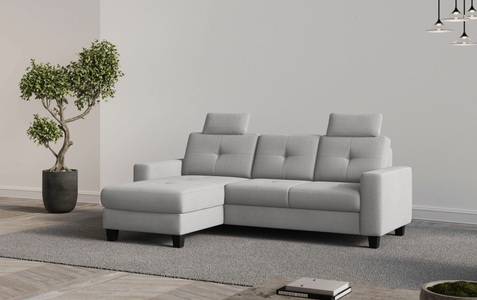 Places of Style Ecksofa »Varese«, wahlweise mit Bettfunktion und Bettkasten