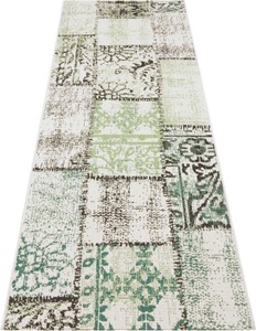 BOUGARI, Läufer, »Symi«, bougari, rechteckig, Höhe 8 mm, maschinell gewebt, NORTHRUGS Teppich »Symi«, rechteckig, 8 mm Höhe, In- & Outdoor, Kurzflor, Läufer, Vintage, Wohnzimmer, Aussenbereich