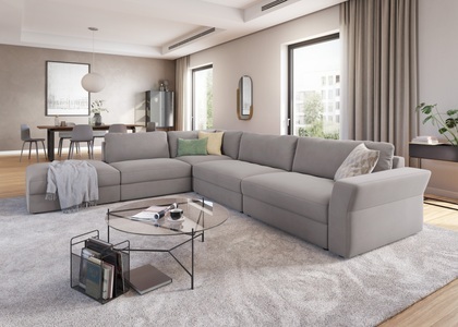 sit&more Ecksofa, mit Sitztiefenverstellung