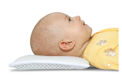 Zewi bébé-jou, ZEWI Baby-Kopfkissen 23x21 cm weiss, ZEWI bébé-jou Kopfkissen, (1 St.)