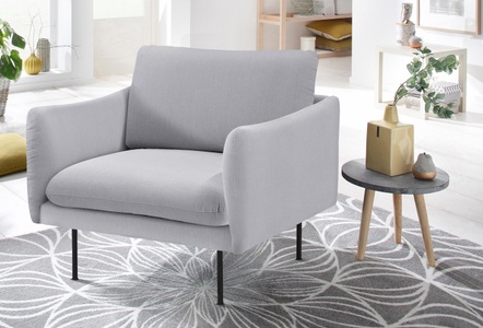 ANDAS, andas Sessel »Mavis«, mit losen Sitz- und Rückenkissen, skandinavischer Stil, 