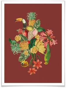 Wall-Art, Wall-Art Poster »Tropical«, Landschaften, (1 St.), Wall-Art Poster »Tropical«, Landschaften, (1 St.), Poster ohne Bilderrahmen