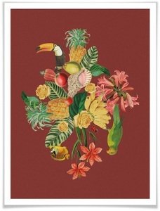 Wall-Art, Wall-Art Poster »Tropical«, Landschaften, (1 St.), Wall-Art Poster »Tropical«, Landschaften, (1 St.), Poster ohne Bilderrahmen
