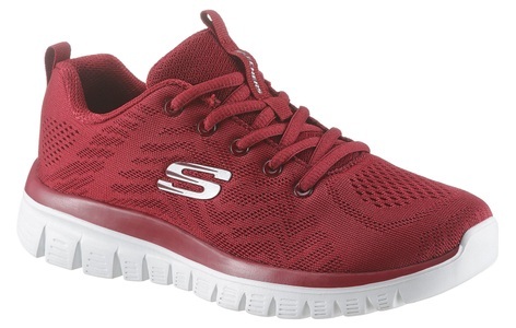 Skechers, Skechers Sneaker »Graceful - Get Connected«, Skechers Sneaker »Graceful - Get Connected«, mit Memory Foam, Freizeitschuh, Halbschuh, Schnürschuh