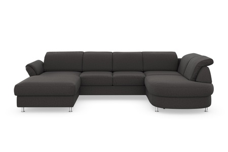 sit&more Wohnlandschaft, wahlweise mit Bettfunktion, Bettkasten und Kopf- und Armteilverstellung
