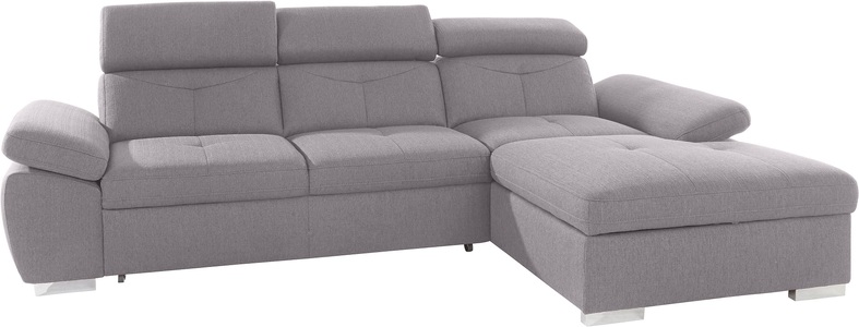 exxpo - sofa fashion, exxpo - sofa fashion Ecksofa, wahlweise mit Bettfunktion und Bettkasten, exxpo - sofa fashion Ecksofa »Spring, super bequem, mit Armteil- und Kopfteilfunktion, OTTOs Choice« L-Form, wahlweise mit Bettfunktion und Bettkasten
