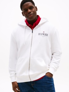 Tommy Hilfiger Big & Tall Kapuzensweatjacke »BT-HILFIGER STACKED HOODED ZIP-B«, Grosse Grössen