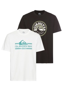 Quiksilver T-Shirt »DISCO SURF SHORT SLEEVE TEE PACK YM«, (Packung, 2 tlg., 2er-Pack)
