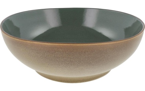 Bitz, Bitz Salatschüssel »30cm Wood Forest«, Bitz Salatschüssel »Wood«, 1 tlg., aus Steinzeug
