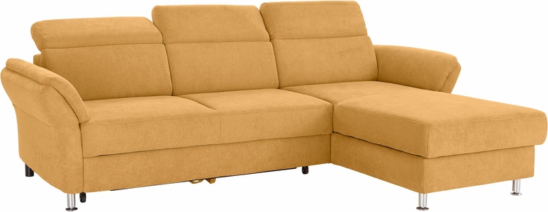 SIT&MORE, sit&more Ecksofa, sit&more Ecksofa »Avignon L-Form«, Kopfteilverstellung, wahlweise mit Bettfunktion und Bettkasten