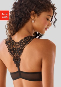 LASCANA Push-up-BH, mit hübschem Stickereimotiv im Rücken, sexy Dessous