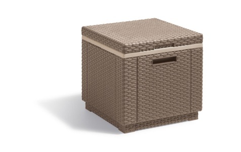 Allibert, AlliBERT Hocker Ice Cube cappuccino, Allibert Sitzgruppe »Ice Cube cappuccino«, Hocker