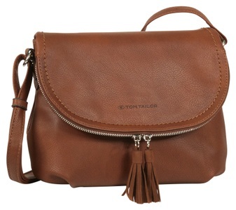 Tom Tailor, Umhängetasche 'Lari', TOM TAILOR Umhängetasche »LARY«, Crossbody Bag mit modischen Quasten am Zipper