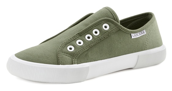Lascana, LASCANA Sneaker, LASCANA Sneaker »Slip-On-Sneaker«, Slipper, Halbschuh, bequem zum Reinschlüpfen