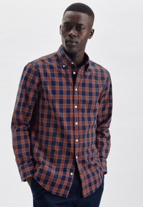 Seidensticker, Casual Hemd Regular Fit Langarm Karo Herren Blau XXL, 