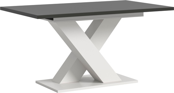 INOSIGN Esstisch »Motus, ausziehbar 150 -190 cm, inklusive 40 cm Einlegeplatte«, (Set, 1 St.), X-Gestell mit Bodenplatte, Tisch, Küchentisch, Esszimmer, Küche