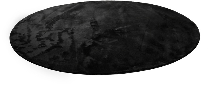 Homie Living, Homie Living Teppich »Lago«, rund, 19 mm Höhe, Homie Living Teppich »Lago«, rund, 19 mm Höhe, Kurzflor, Uni Farben, ideal im Wohnzimmer & Schlafzimmer