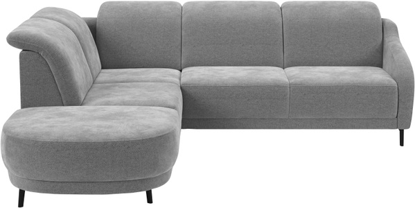 sit&more Ecksofa »Blues L-Form« wahlweise mit Klapptisch und USB