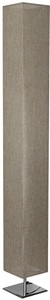 Salesfever, SalesFever - Stehlampe eckig 120 cm - Beige, Stehlampe eckig beige 120