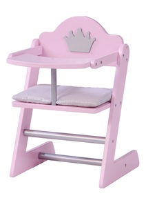Roba, roba Puppenhochstuhl Prinzessin Sophie, Rosé lackiert, roba® Puppenhochstuhl »Prinzessin Sophie«