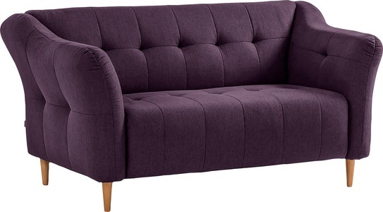 exxpo - sofa fashion, exxpo - sofa fashion 2-Sitzer, mit Holzfüssen, frei im Raum stellbar, 