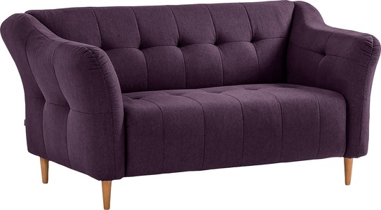 exxpo - sofa fashion, exxpo - sofa fashion 2-Sitzer, mit Holzfüssen, frei im Raum stellbar, 