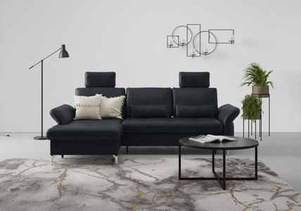 INOSIGN, INOSIGN Ecksofa »Palm Beach«, Federkern, mit Sitztiefenverstellung, wahlweise mit Bettfunktion, Bettkasten und Armteilverstellung, INOSIGN Ecksofa »Palm Beach L-Form«, Federkern, mit Sitztiefenverstellung, wahlweise mit Bettfunktion