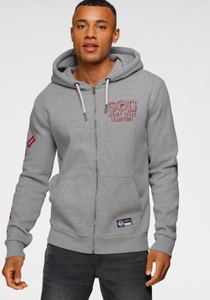 SUPERDRY, Superdry Kapuzensweatjacke »T&F ZIPHOOD«, 