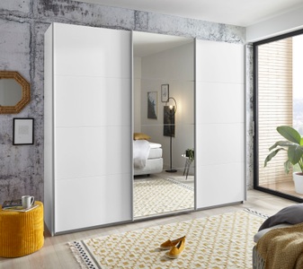rauch ORANGE, rauch ORANGE Schwebetürenschrank »Toma«, mit umfangreicher Innenausstattung, rauch Schwebetürenschrank »Kleiderschrank Schrank Garderobe Wäscheschrank TOMA«, inkl. Regaleinsatz sowie zusätzlichen Einlegeböden MADE IN GERMANY