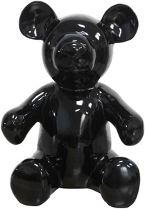 Kayoom, Kayoom Tierfigur »Skulptur Ted 100-IN Schwarz«, (1 St.), Kayoom Tierfigur »Skulptur Ted 100 Schwarz«