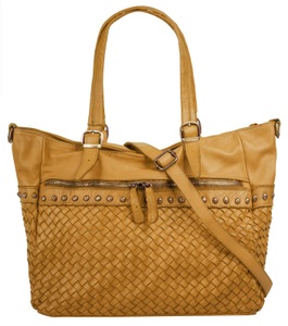 SAMANTHA LOOK, Samantha Look Shopper, (1 tlg.), Samantha Look Shopper, echt Leder, Made in Italy