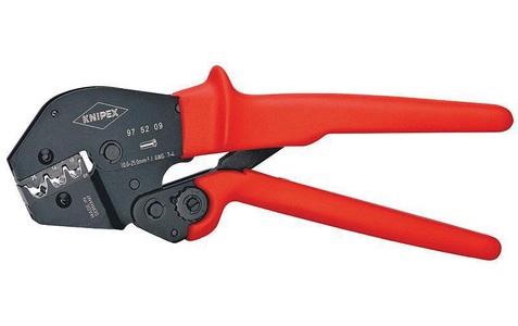 Knipex, Knipex 97 52 09 Crimpzange Aderendhülsen 10 bis 25 mm², Knipex Crimpzange 250 mm 10/16/25 mm²
