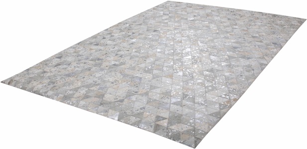 calo-deluxe, Fellteppich, »Audra 400«, calo-deluxe, rechteckig, Höhe 8 mm, handgewebt, calo-deluxe Fellteppich »Audra 400«, rechteckig, 8 mm Höhe, echtes Rinderfell, Wohnzimmer