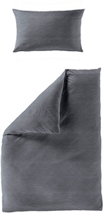 BIERBAUM Bettwäsche »4134«, Premium Mako-Satin Seersucker, 100 % Baumwolle, bügelfrei
