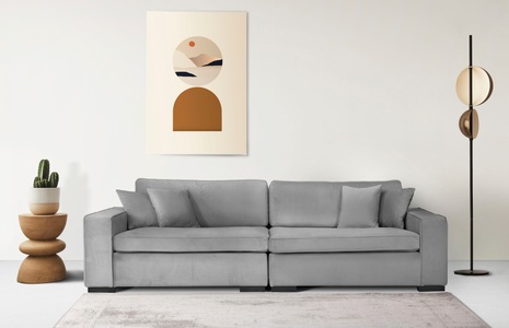 Guido Maria Kretschmer Home&Living, Guido Maria Kretschmer Home&Living 2-Sitzer »Skara XXL«, Lounge-Sofa XXL mit Federkern-Polsterung, in vielen Bezugsvarianten, auch recycelt