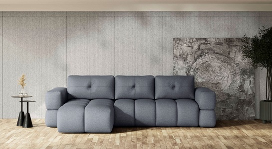 ANDAS, andas Ecksofa »EJSTRUP moderne, aufwändige Steppung, auch in Bouclé L-Form«, verwandelbar in Schlafsofa, incl. Bettfunktion, B/T/H: 362/186/92 cm, andas Ecksofa »EJSTRUP«, verwandelbar in Schlafsofa, incl. Bettfunktion, B/T/H: 362/186/92 cm