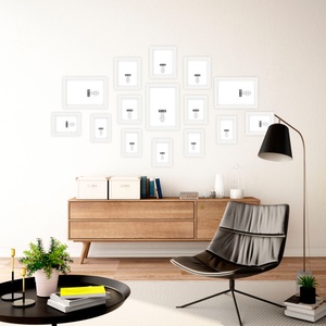 ANDAS, andas Bilderrahmen-Set »Bilderrahmen 15er«, (Set, 15 St., 3x 21x30 (DIN A4) + 3x 15x20 (DIN A5) + 4x 13x18 + 5x 10x15 cm), andas Bilderrahmen-Set »Bilderrahmen 15er«, (Set, 15 St., 3x 21x30 (DIN A4) + 3x 15x20 (DIN A5) + 4x 13x18 + 5x 10x15 cm)