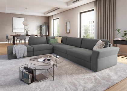 sit&more Ecksofa, mit Sitztiefenverstellung