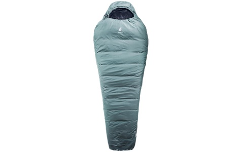 Deuter, Deuter Orbit +5° Schlafsack (Grün), deuter Mumienschlafsack »Orbit +5° L Zip Left, 200 cm«