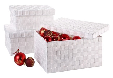 Franz Müller Flechtwaren, Franz Müller Flechtwaren Organizer, (Set, 3 St.), Aufbewahrungsbox, unempfindliches Nylongeflecht, Franz Müller Flechtwaren Organizer, (Set, 3 St.), Aufbewahrungsbox, unempfindliches Nylongeflecht