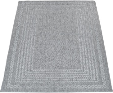 PACO HOME, Paco Home Teppich »Liege 390«, rechteckig, 4 mm Höhe, Flachgewebe, melierte Sisal Optik, mit Bordüre, In- und Outdoor geeignet, Wohnzimmer, Paco Home Teppich »Liege 390«, rechteckig, 4 mm Höhe, Flachgewebe, melierte Sisal Optik, mit Bordüre, Outdoor geeignet