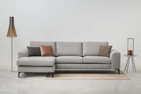 INOSIGN Ecksofa »Henry«, mit Metallbeinen, in modernem Design