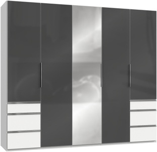 fresh to go, Fresh To Go Kleiderschrank »Level«, mit Glastüren, Wimex Kleiderschrank »Level by fresh to go«, mit Glas-und Spiegeltüren