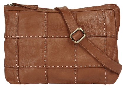 SAMANTHA LOOK, Samantha Look Umhängetasche, (1 tlg.), echt Leder, Made in Italy, Samantha Look Umhängetasche, echt Leder, Made in Italy