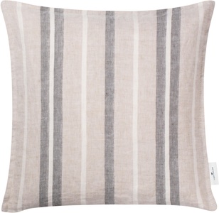 undefined, Kissenhülle »Linen«, (1 St.), aus hochwertigem Leinen, Tom Tailor Kissenhülle , T-Linen 75375-030-40-40 , Beige , Textil , Streifen , 40 cm , hochwertige Qualität , 003021132301