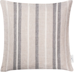 undefined, Kissenhülle »Linen«, (1 St.), aus hochwertigem Leinen, Tom Tailor Kissenhülle , T-Linen 75375-030-40-40 , Beige , Textil , Streifen , 40 cm , hochwertige Qualität , 003021132301