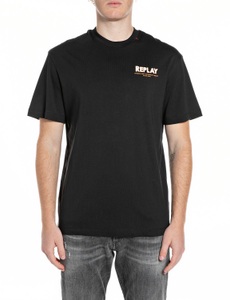 Replay T-Shirt mit bedrucktem Rücken, Print