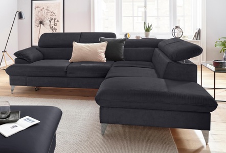 Cotta, COTTA Ecksofa »Caluso«, inklusive Kopfteilverstellung, wahlweise mit Bettfunktion, COTTA Ecksofa »Caluso L-Form« mit Kopfteilverstellung, wahlweise mit Bettfunktion & Bettkasten