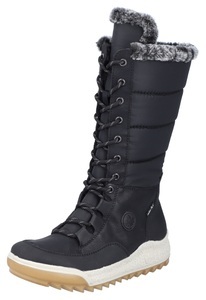 Rieker, Rieker Winterstiefel, mit Fellimitat-Besatz am Schaftrand, Rieker Winterstiefel, mit Fellimitat-Besatz am Schaftrand