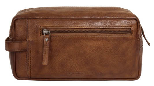 SPIKES & SPARROW, Spikes & Sparrow Kulturbeutel »TOILETRY BAG«, echt Leder, Spikes & Sparrow Kulturbeutel »TOILETRY BAG«, echt Leder